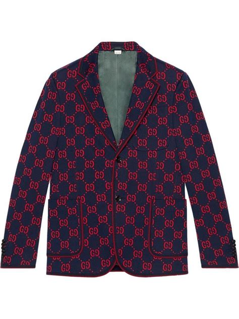 gucci gg formal jacket|gucci jacket farfetch.